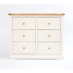 Cabinet Bits Castelli 6 Drawer Chest Of Drawers Wood Knob - thumbnail 1