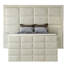 Copenhagen Upholstered  Cream Television Bed Frame - thumbnail 4