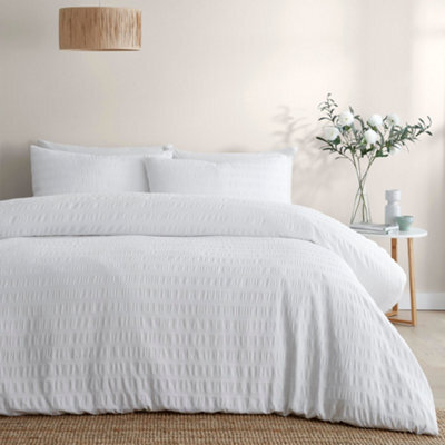Serene Honley Seersucker Textured Duvet Cover Set - image 1