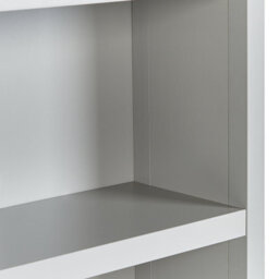 Beliani 4 Tier Bookcase Clio 180 Cm Light Grey - thumbnail 7