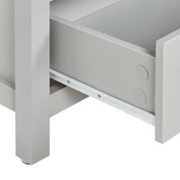 Beliani 4 Tier Bookcase Clio 180 Cm Light Grey - thumbnail 8