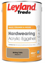 Leyland Trade Hardwearing Acrylic Eggshell Emulsion Paint Writing Table (Ppg1077-4) 5L - thumbnail 2