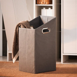 Sobuy Bzr156-W, Laundry Cabinet Laundry Chest Bathroom Storage Cabinet With Laundry Basket,white,w30Xd50Xh86 - thumbnail 9