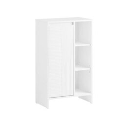 Sobuy Bzr156-W, Laundry Cabinet Laundry Chest Bathroom Storage Cabinet With Laundry Basket,white,w30Xd50Xh86 - thumbnail 1