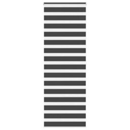 Berkfield Modern Zebra Blind Black 70X200 Cm Fabric Width 65.9 Cm Polyester - thumbnail 2