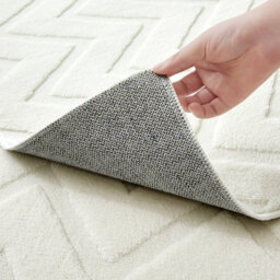 Bedlooms Cream High Low Pile Rug 60X110Cm, Soft Thick Piles,  Diamond Pattern, Hallway Runner And Area Rugs - thumbnail 3