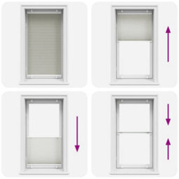 Berkfield Modern Pleated Blind Light Grey 70X100 Cm Fabric Width 69.4 Cm Polyester - thumbnail 5