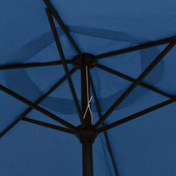 Berkfield Outdoor Parasol With Metal Pole 300 Cm Azure - thumbnail 4