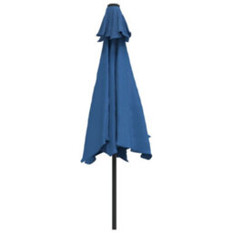 Berkfield Outdoor Parasol With Metal Pole 300 Cm Azure - thumbnail 3