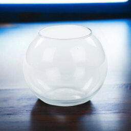 Urbn-Living Urbnliving Height 15Cm Recycled Clear Glass Round Flower Pot Fish Bowl Vase Floral Display Centrepiece - thumbnail 3