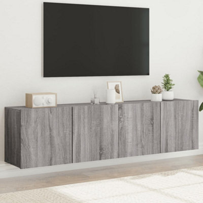 Berkfield Tv Cabinets Wall-Mounted 2 Pcs Grey Sonoma 80X30X41 Cm - image 1
