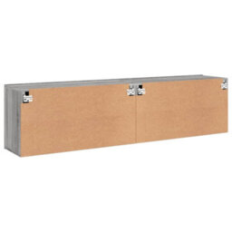 Berkfield Tv Cabinets Wall-Mounted 2 Pcs Grey Sonoma 80X30X41 Cm - thumbnail 9