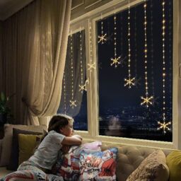 Premier Decorations Limited Warm White Led Curtain Light With Timer Function - thumbnail 2