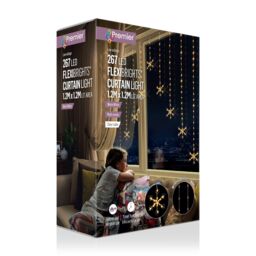Premier Decorations Limited Warm White Led Curtain Light With Timer Function - thumbnail 4