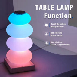 16 Color Rgb Led Table Lamp Diy Adjustable Mood Light For Home And Commercial Spaces - thumbnail 6