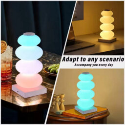 16 Color Rgb Led Table Lamp Diy Adjustable Mood Light For Home And Commercial Spaces - thumbnail 4