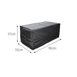 Cozy Bay Acorn Ezbreathe Left L Shape Patio Set Cover In Black - thumbnail 3