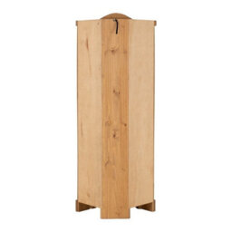 Seconique Corona Corner 1 Door 2 Shelf Display Unit In Distressed Waxed Pine - thumbnail 6