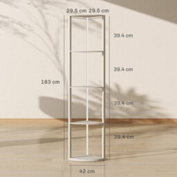 Homcom Rgb Led Floor Lamp With Remote Control For Bedroom Living Room - thumbnail 3