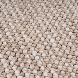 Loomed Neutral Minimalistic Cream Beige Boucle Textured Soft Area Rug 80Cm X 150Cm - thumbnail 8