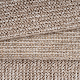 Loomed Neutral Minimalistic Cream Beige Boucle Textured Soft Area Rug 80Cm X 150Cm - thumbnail 5