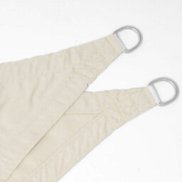 White 2X2M Rectangular Polyester Shade Sail Uv Resistant - thumbnail 5