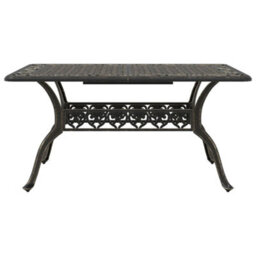 Berkfield 5 Piece Garden Dining Set Bronze Cast Aluminium - thumbnail 4