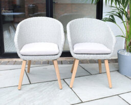 Royalcraft Sol Dining Rattan Chair - Pack Of 2 - thumbnail 3