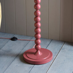 Loops Elegant Gloss Pink Clay Floor Lamps - 2 Pack Of 1327mm Tall E27 Led Compatible Lights - thumbnail 4