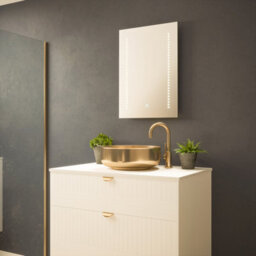 FNX Bathrooms Hera 500X700mm Tunable Led Bathroom Mirror - Shaver Socket, Demister & Dimmable, Ip44 Rated - thumbnail 3