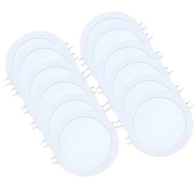 Brightex LED Brightex,pack Of 10 Brightex 20W Led Recessed Ceiling Panel Light 200mm (8 Inch)  Downlight, Cool White Lighting For Home & Office - image 1