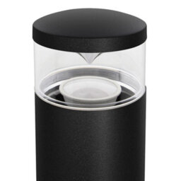 Long Life Lamps Company Outdoor Garden Led Bollard Ground Spike Light Black Ip54 Warm White Zlca01 - thumbnail 4