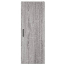 Berkfield Highboard Grey Sonoma 34.5X34X180 Cm Engineered Wood - thumbnail 8