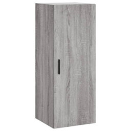 Berkfield Highboard Grey Sonoma 34.5X34X180 Cm Engineered Wood - thumbnail 7
