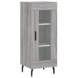 Berkfield Highboard Grey Sonoma 34.5X34X180 Cm Engineered Wood - thumbnail 5