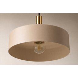 Luminosa Lighting Luminosa Latte Bar Pendant Ceiling Light Beige, Gold 2X E27 - thumbnail 2