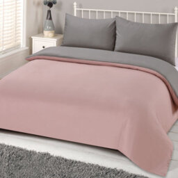 Ohs Reversible Duvet Cover And Pillowcase Bedding Set - thumbnail 2
