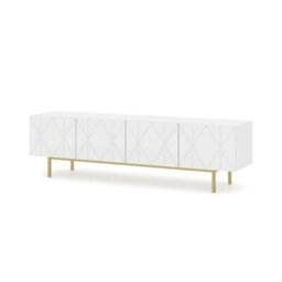 Arte Kairo Tv Cabinet White Matt W1800mm X H510mm X D420mm