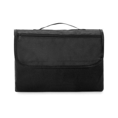 Midocean Costa Polar Fleece Picnic Blanket Black (One Size) - image 1