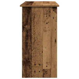 Berkfield Desk Old Wood 80X40X75 Cm Engineered Wood - thumbnail 5
