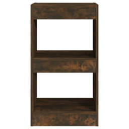 Berkfield Book Cabinet/room Divider Smoked Oak 40X30X72 Cm - thumbnail 3
