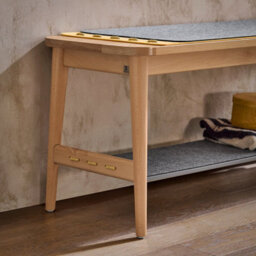 Sobuy Hfsr01-N,shoe Bench Shoe Storage Cabinet Hallway Bench Bed Bench, Wood Veneer,w110Xd37Xh44.5 - thumbnail 8
