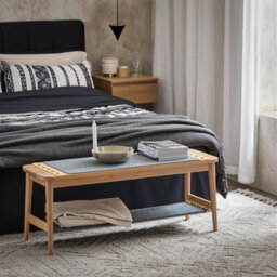 Sobuy Hfsr01-N,shoe Bench Shoe Storage Cabinet Hallway Bench Bed Bench, Wood Veneer,w110Xd37Xh44.5 - thumbnail 2