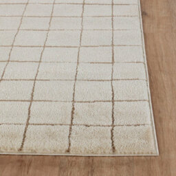 Livabliss Our Pnw Home Cascade-Modern Ivory Brown Graphic High Pile Living Dining Bedroom Rug 200 X 275 Cm Easy Care, Non Shedding - thumbnail 5