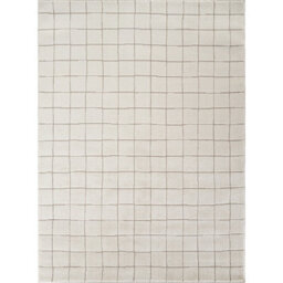 Livabliss Our Pnw Home Cascade-Modern Ivory Brown Graphic High Pile Living Dining Bedroom Rug 200 X 275 Cm Easy Care, Non Shedding - thumbnail 1