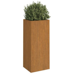 Berkfield Durable Planter 32X29X75 Cm Corten Steel - thumbnail 3
