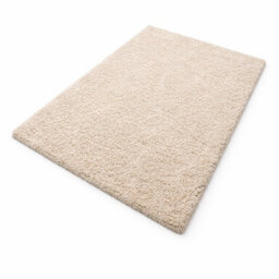 Uetian Light Beige 5 Cm Thick Pile Area Rug 120X170 Cozy Bedroom Living Space Decor - thumbnail 4