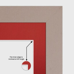 AK Frames 80X70Cm Rose Gold Modern Multi Photo Frame With Crimson Mount - Holds 20 Apertures (18X) 6X4, (2X) 4X4 Photos - thumbnail 7