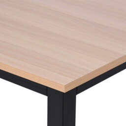 Homcom Computer Desk Dining Table Writing Table With Metal Frame, Black - thumbnail 9
