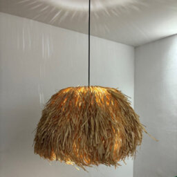 CGC Lighting Cgc Gilli Large Natural Raffia Grass  67 Cm Lampshade Easy Fit Pendant Light Shade - thumbnail 5